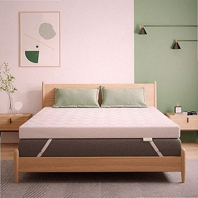 3 Inch Queen Size Mattress Topper, Gel Memory Foam Mattress Topper for Coolin...