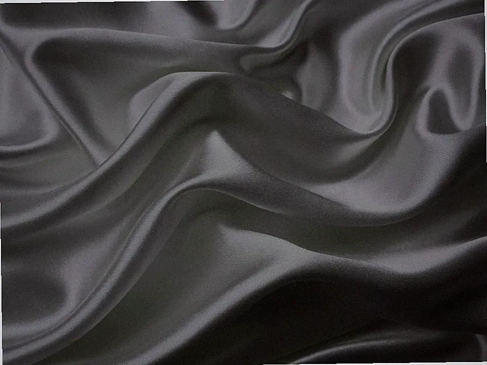 California King Bed Sheet Set Royal Opulence GRAY Satin Silk Soft Bedding New