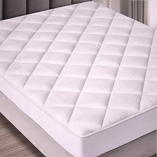 Full XL Mattress Pad - Luxurious Cotton Sateen Mattress Protector - Soft, Com...