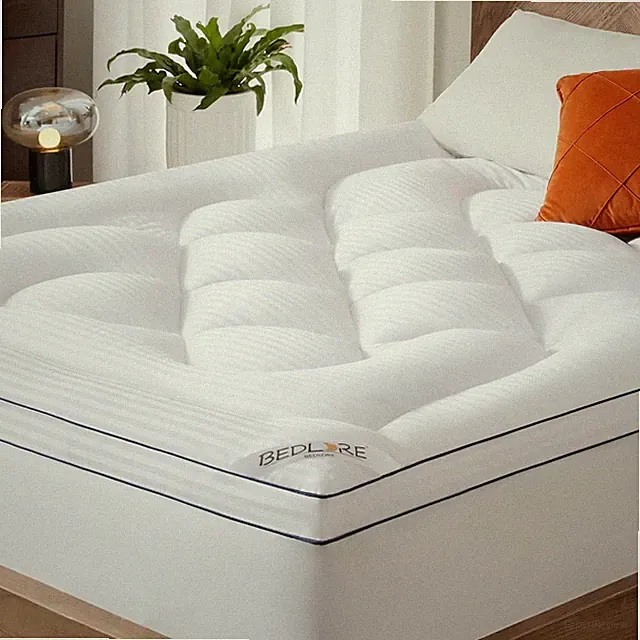 King Mattress Topper for Back Pain Relief – Cooling Soft Pillow Top Pad, Deep Po