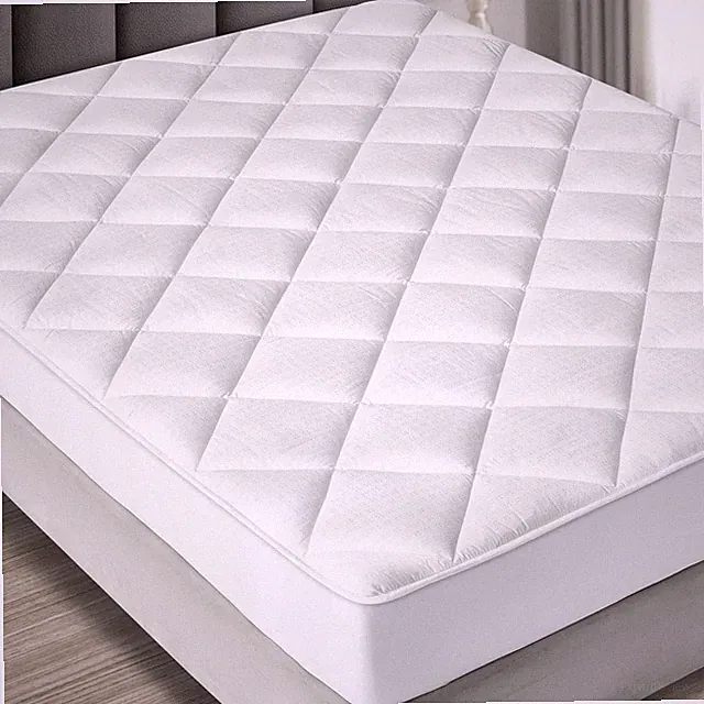 MAXI Queen Size Mattress Pad - Luxurious Cotton Sateen Mattress Protector - S...