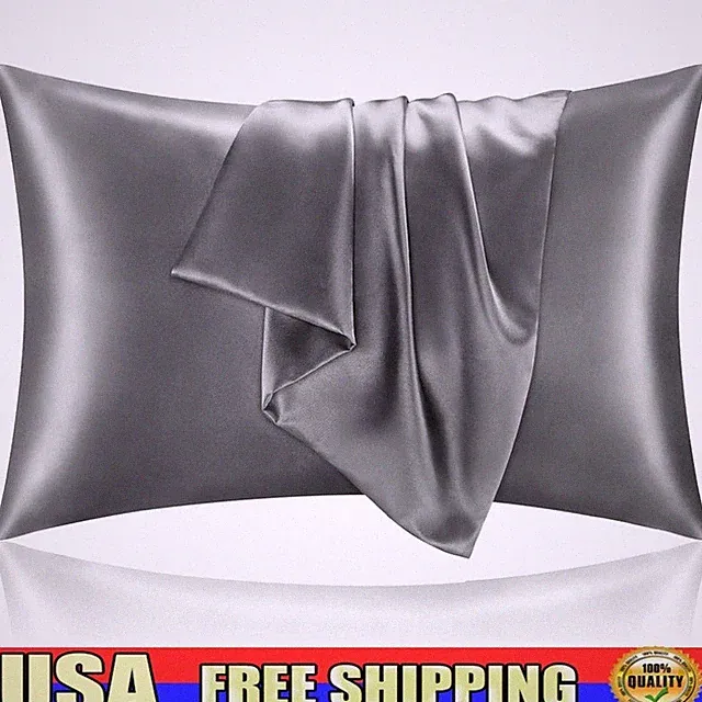 Satin Pillowcases Set of 2 Silky Soft Anti Frizz Beauty Sleep Pillow Covers New