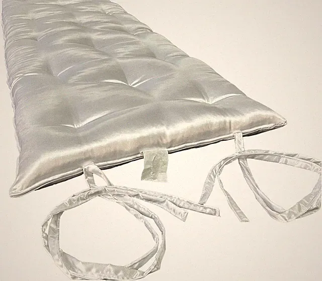 Traditional Floor Rolling Cotton Mattress, Mat, Shiki Futon, Satin 3 x 39 x 80